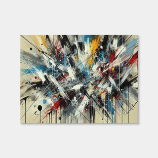 AUTO-MOCKUP WHITE | Brush Stroke and Splashes | 1 Piece | Gallery Wrap Canvas | group=4x3