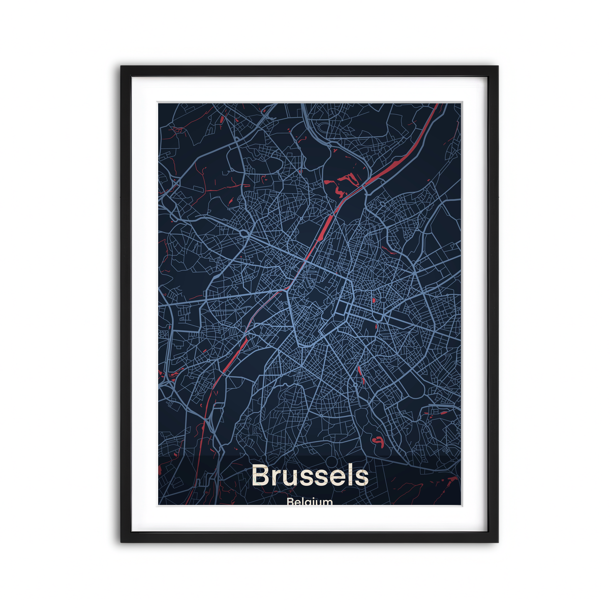 Framed Print 3x4 Black