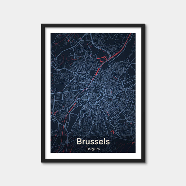 Brussels Wall Art — Framed Print Format preview