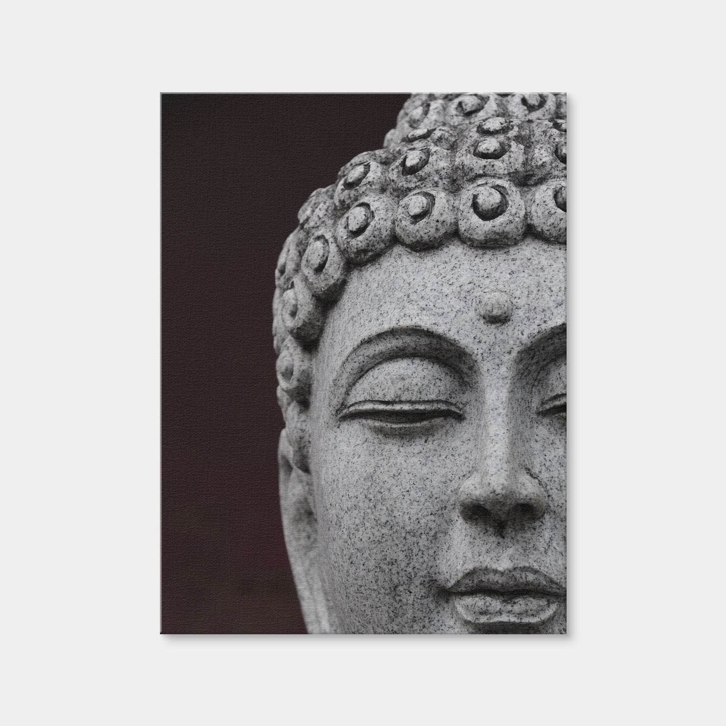 AUTO-MOCKUP WHITE | Buddha Close-up | 1 Piece | Gallery Wrap Canvas | group=3x4
