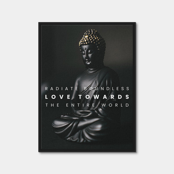 Buddha Design Wall Art — Framed Canvas Format preview
