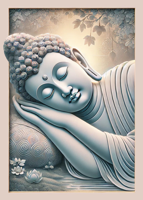Buddha Sleeping Wall Art