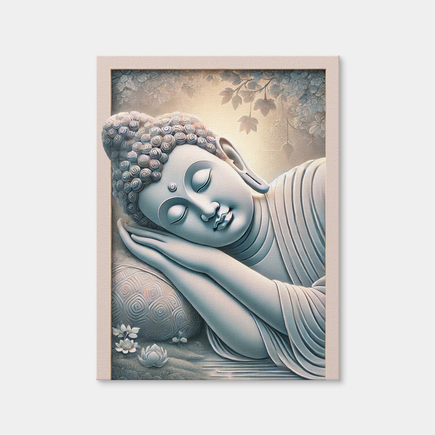 AUTO-MOCKUP WHITE | Buddha Sleeping | 1 Piece | Gallery Wrap Canvas | group=3x4
