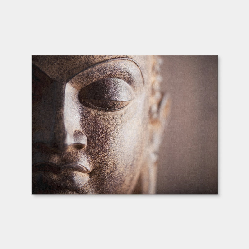 AUTO-MOCKUP WHITE | Buddha's Head | 1 Piece | Gallery Wrap Canvas | group=4x3