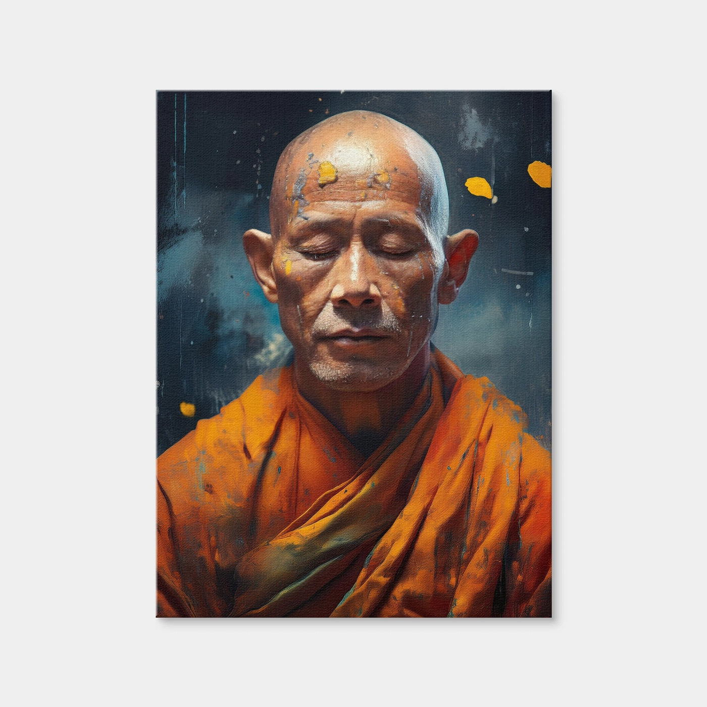 AUTO-MOCKUP WHITE | Buddhist Monk | 1 Piece | Gallery Wrap Canvas | group=3x4