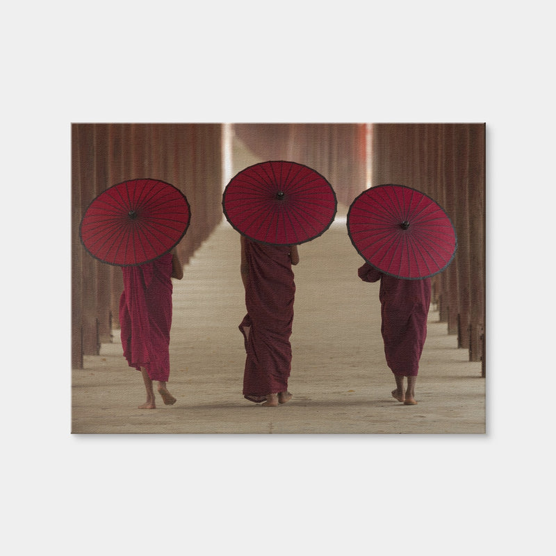 AUTO-MOCKUP WHITE | Buddhist Monks in Burma | 1 Piece | Gallery Wrap | group=4x3