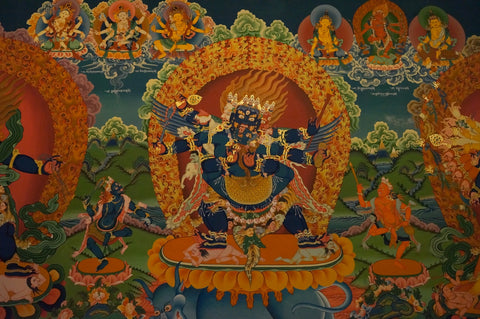 Buddhist fresco Wall Art