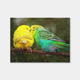 AUTO-MOCKUP WHITE | Budgie Snuggles | 1 Piece | Gallery Wrap Canvas | group=4x3