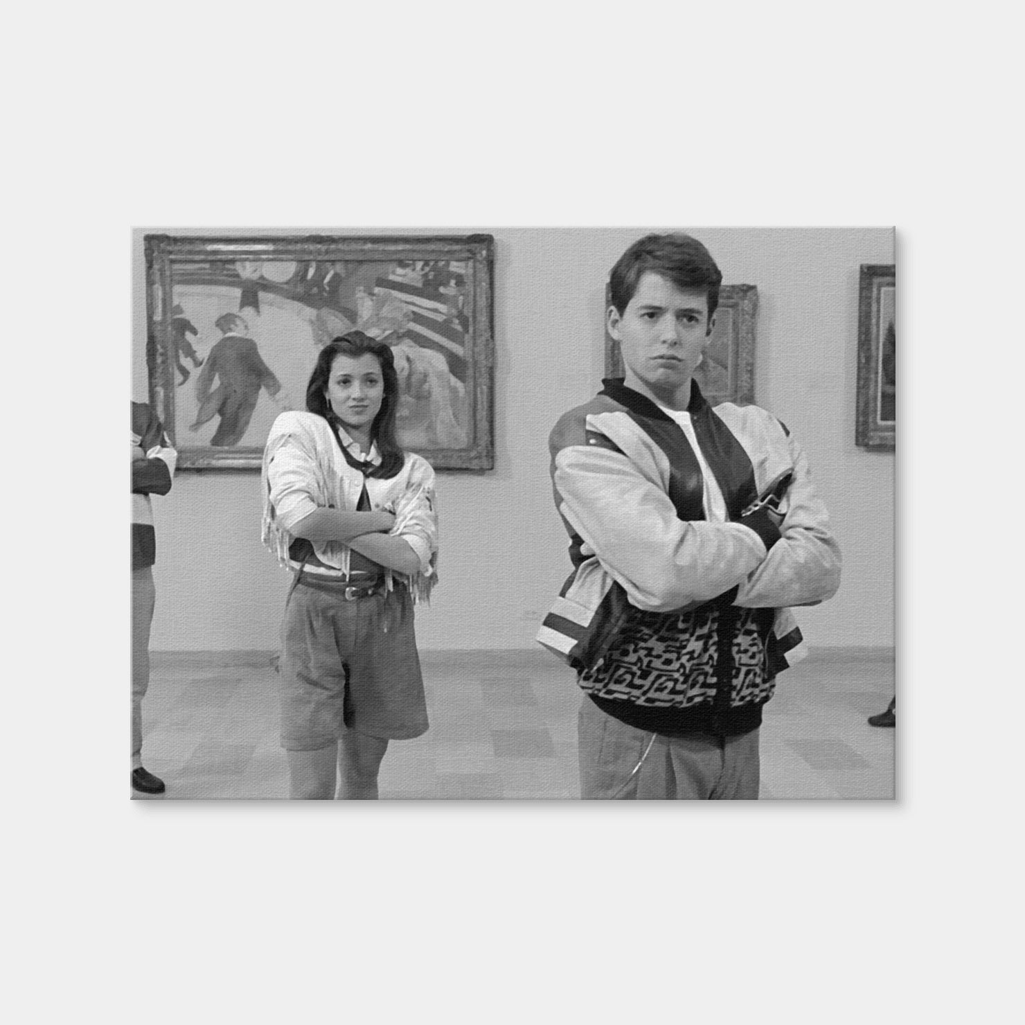 AUTO-MOCKUP WHITE | Bueller Grayscale | 1 Piece | Gallery Wrap Canvas | group=4x3