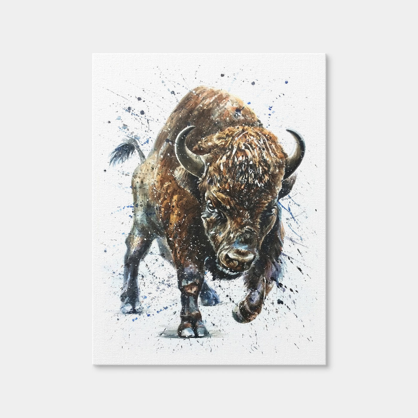 AUTO-MOCKUP WHITE | Buffalo Painting | 1 Piece | Gallery Wrap Canvas | group=3x4