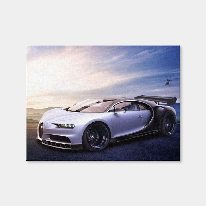 AUTO-MOCKUP WHITE | Bugatti V4 | 1 Piece | Gallery Wrap Canvas | group=4x3
