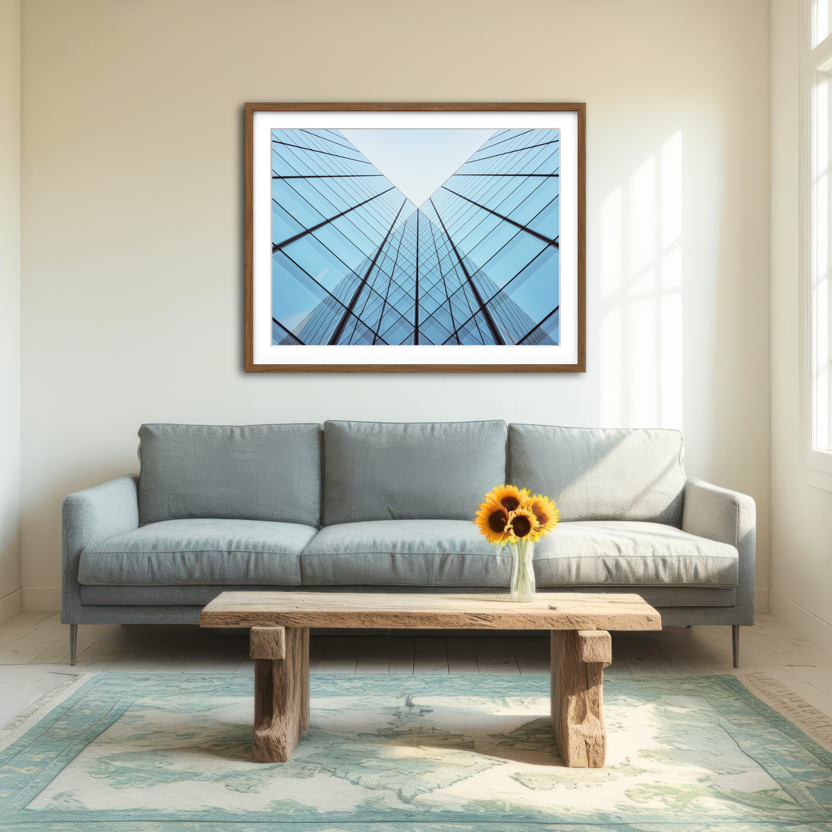 AUTO-MOCKUP ROOM | Building Corner Wall Art