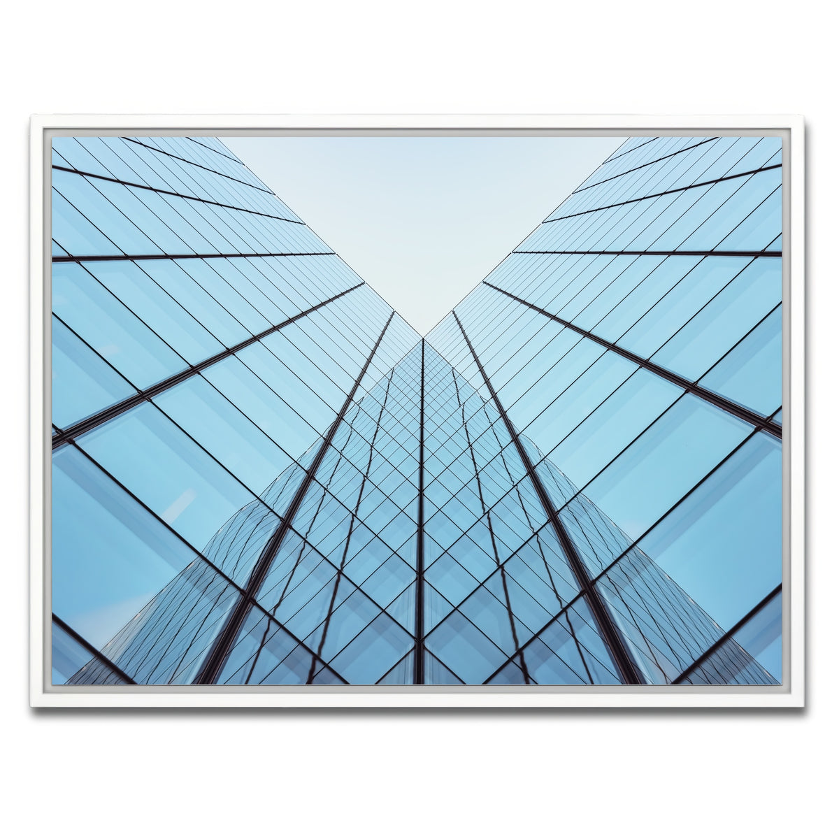 AUTO-MOCKUP WHITE | Building Corner | 1 Piece | White Framed Canvas | group=4x3