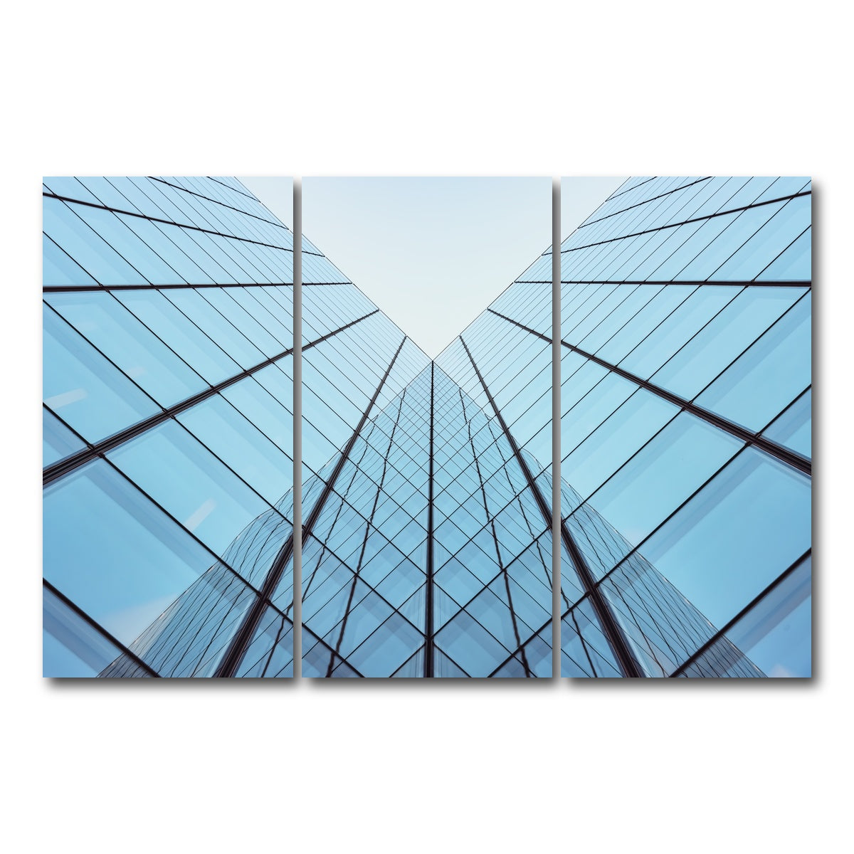 AUTO-MOCKUP WHITE | Building Corner | 3 Piece | Gallery Wrap Canvas | group=12x24
