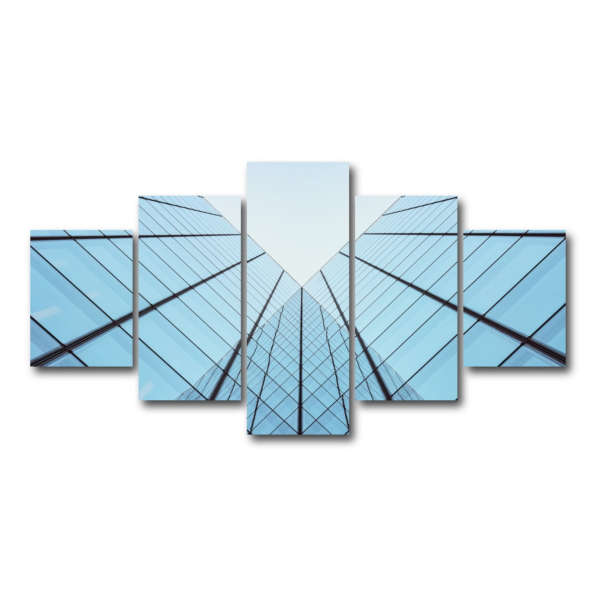 AUTO-MOCKUP WHITE | Building Corner | 5 Piece | Gallery Wrap Canvas | group=5_short