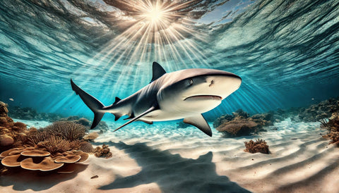 Bull shark in Tropical Waters Wall Art