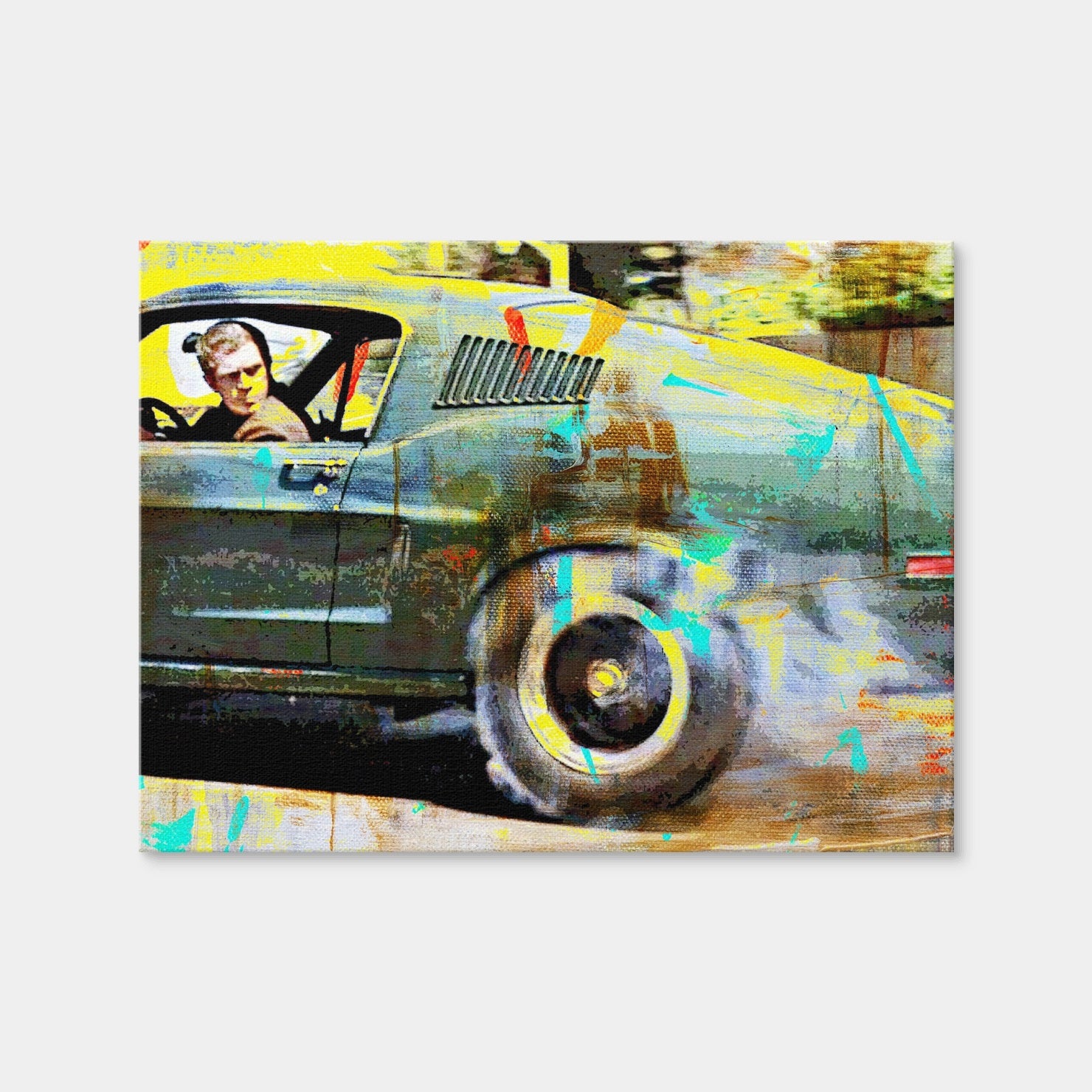 AUTO-MOCKUP WHITE | Bullitt Burnout | 1 Piece | Gallery Wrap Canvas | group=4x3