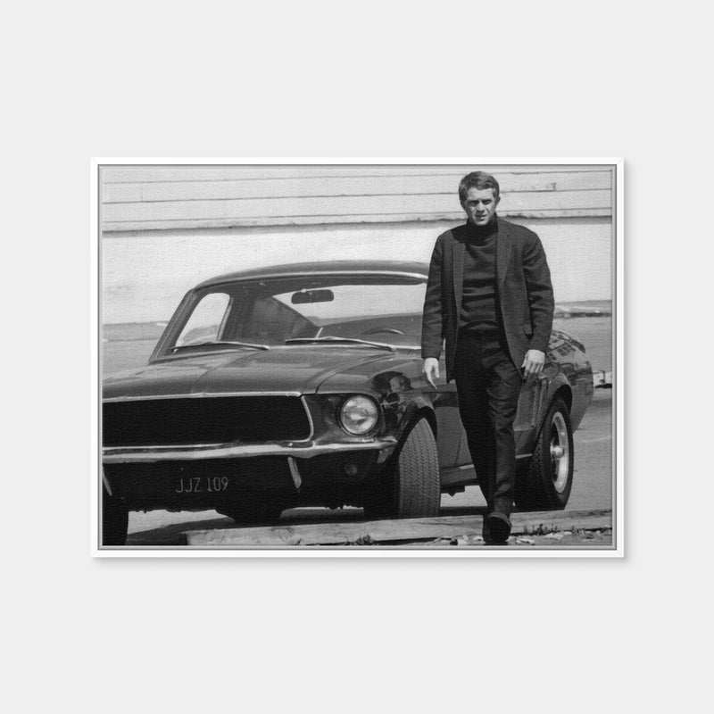 AUTO-MOCKUP WHITE | Bullitt | 1 Piece | White Framed Canvas | group=4x3