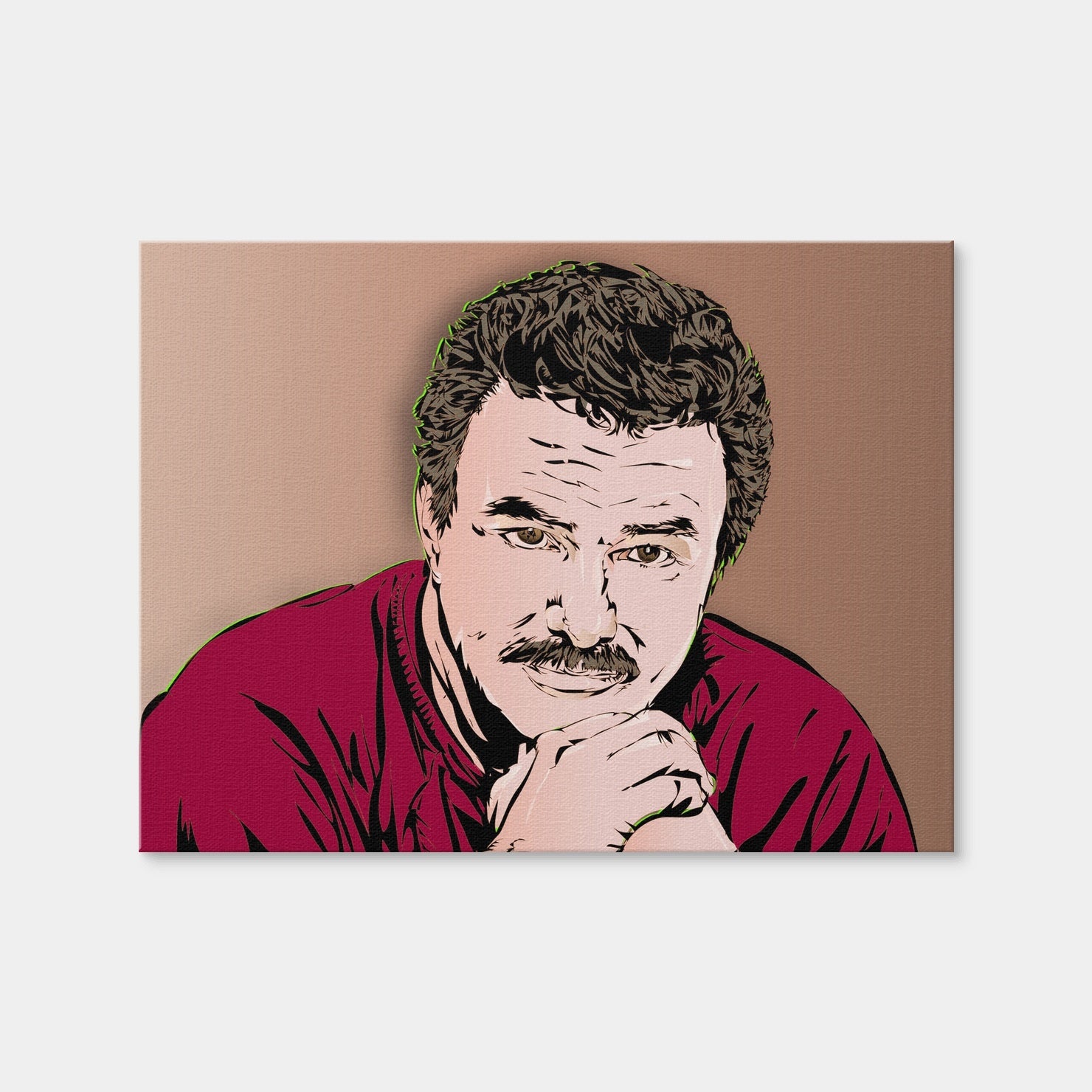 AUTO-MOCKUP WHITE | Burt Reynolds | 1 Piece | Gallery Wrap Canvas | group=4x3