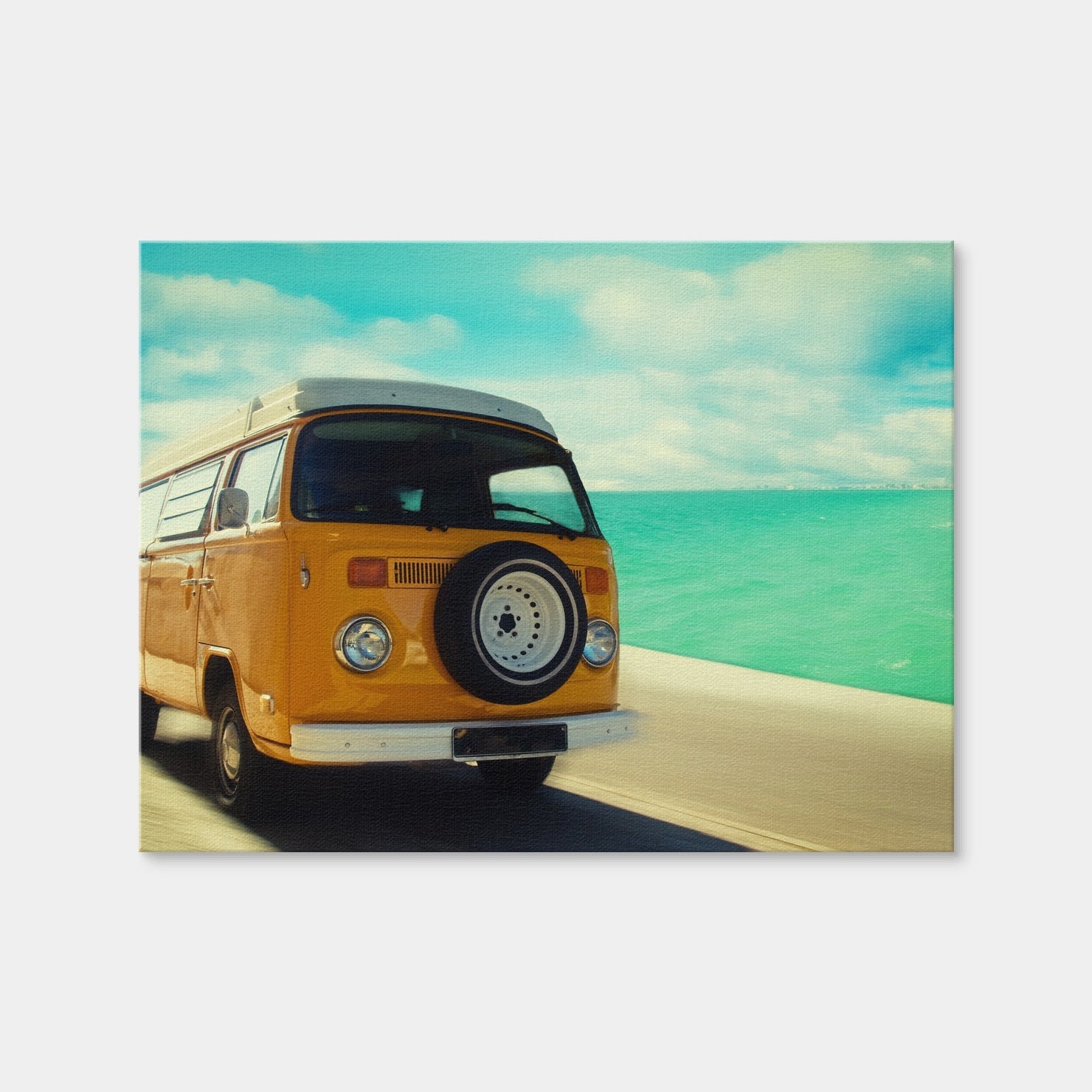 AUTO-MOCKUP WHITE | Bus by the Coast | 1 Piece | Gallery Wrap Canvas | group=4x3