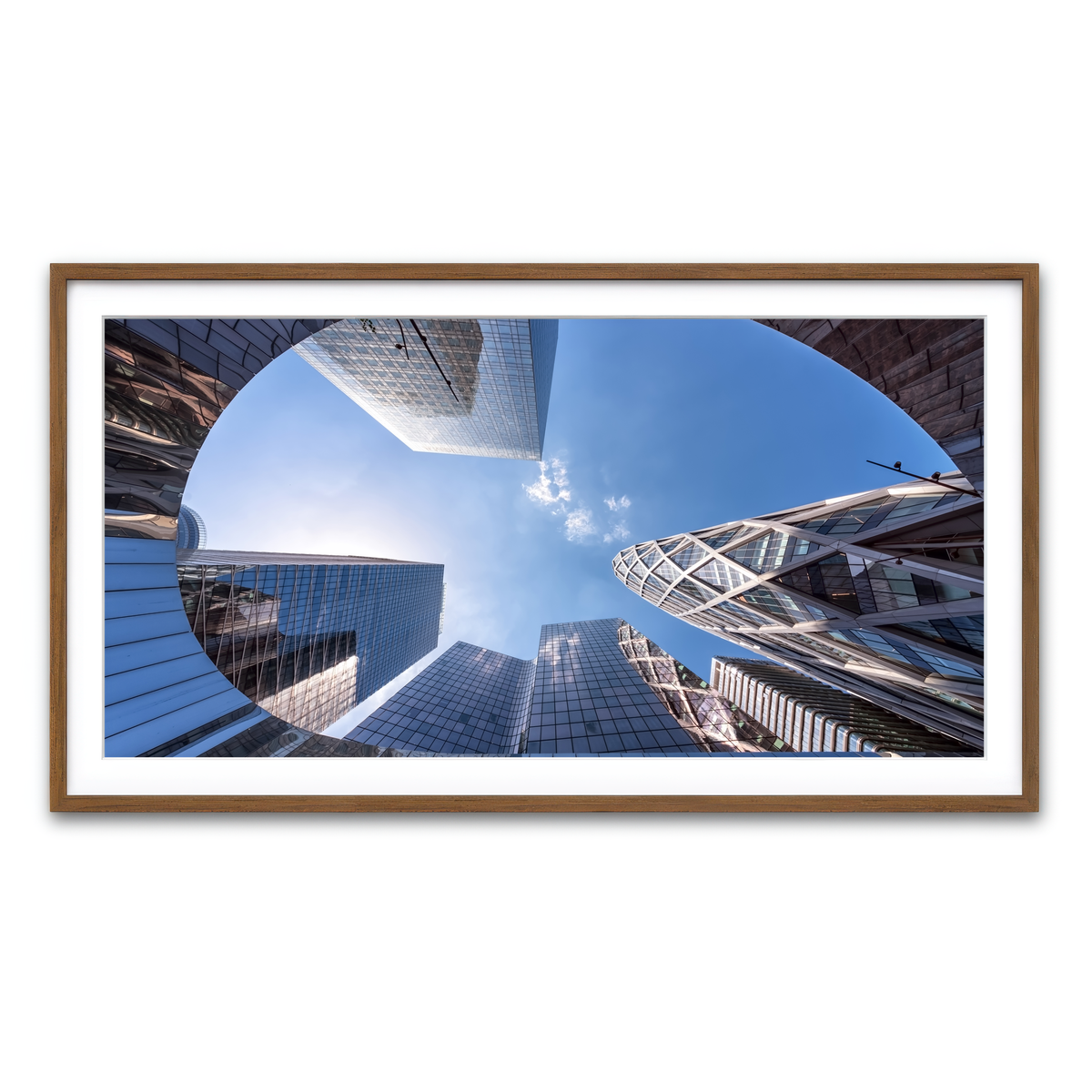 Framed Print 2x1 Walnut