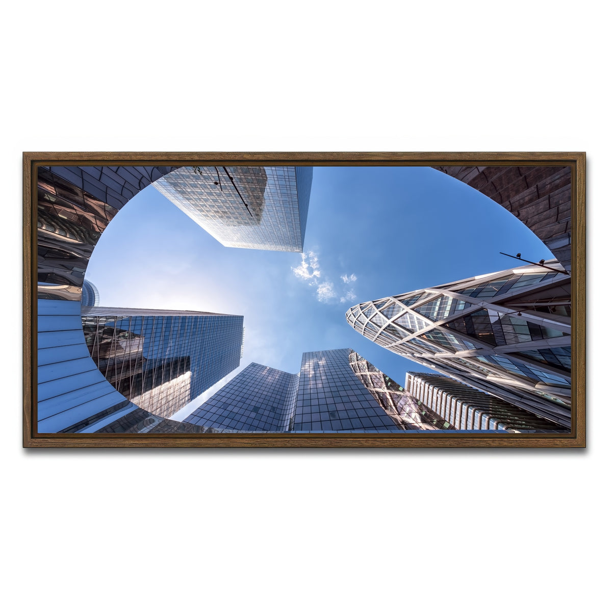 AUTO-MOCKUP WHITE | Business Area | 1 Piece | Walnut Framed Canvas | group=2x1