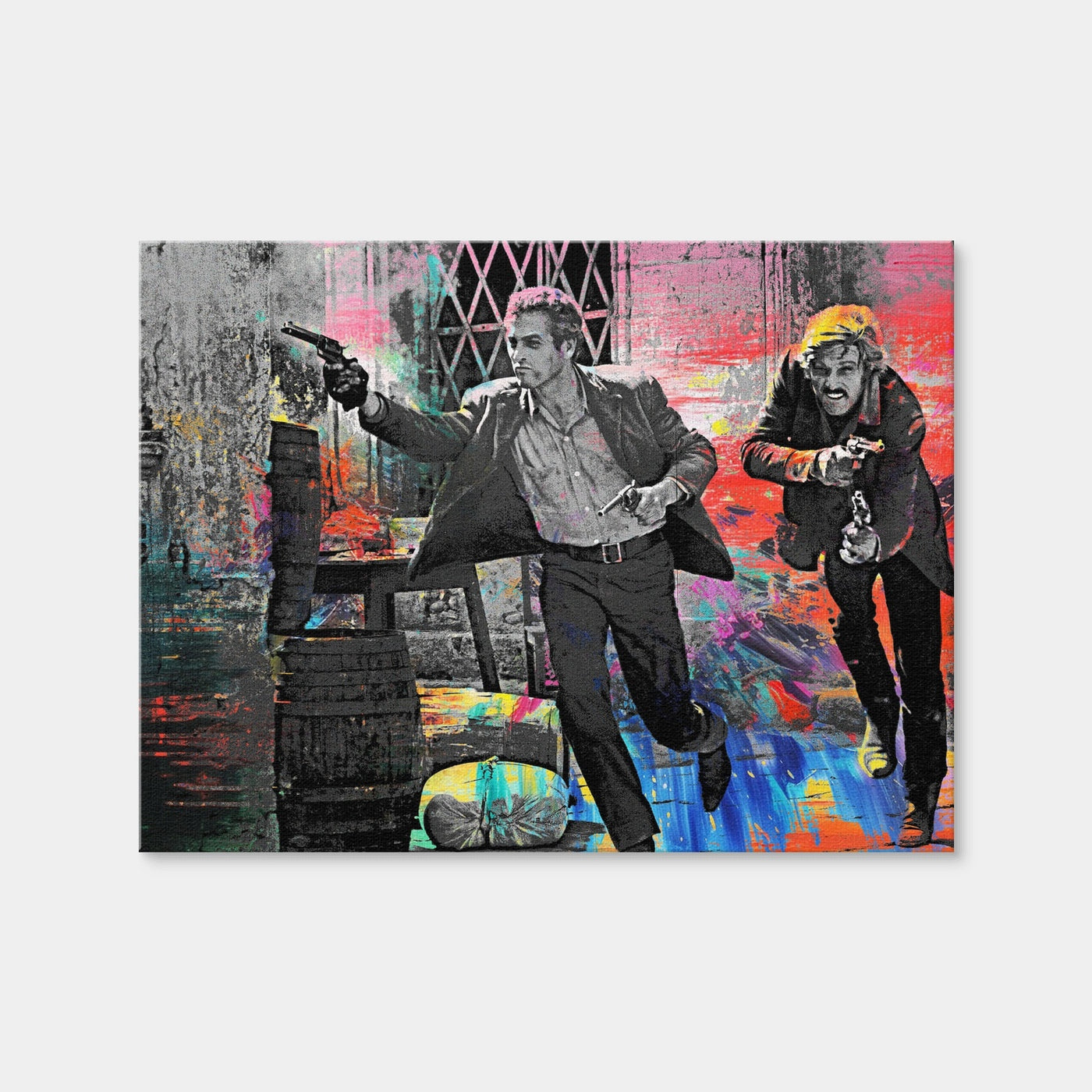 AUTO-MOCKUP WHITE | Butch Cassidy & The Sundance Kid | 1 Piece | Gallery Wrap Canvas | group=4x3