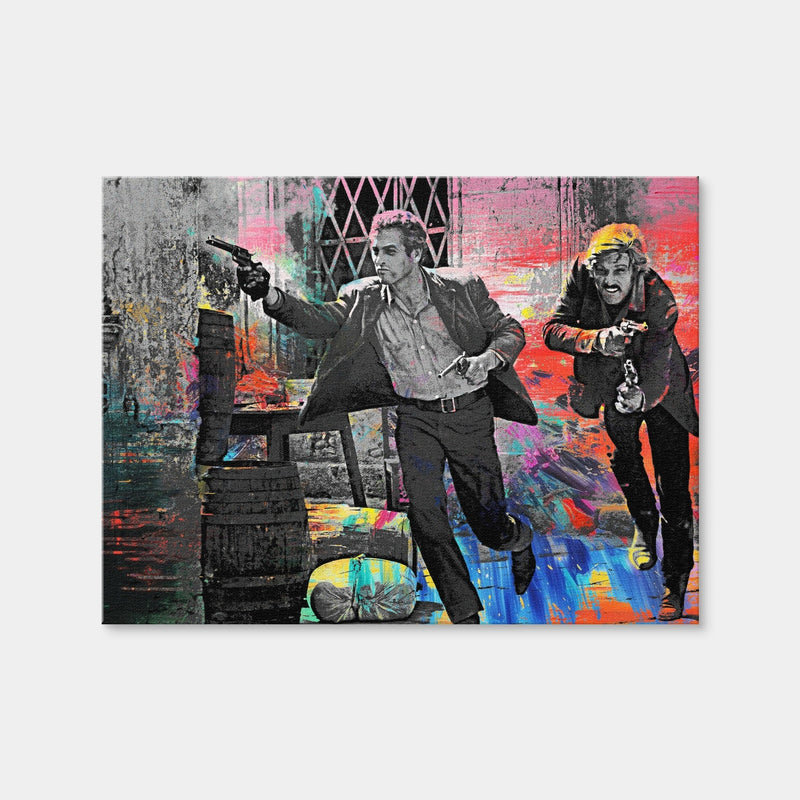 AUTO-MOCKUP WHITE | Butch Cassidy & The Sundance Kid | 1 Piece | Gallery Wrap Canvas | group=4x3