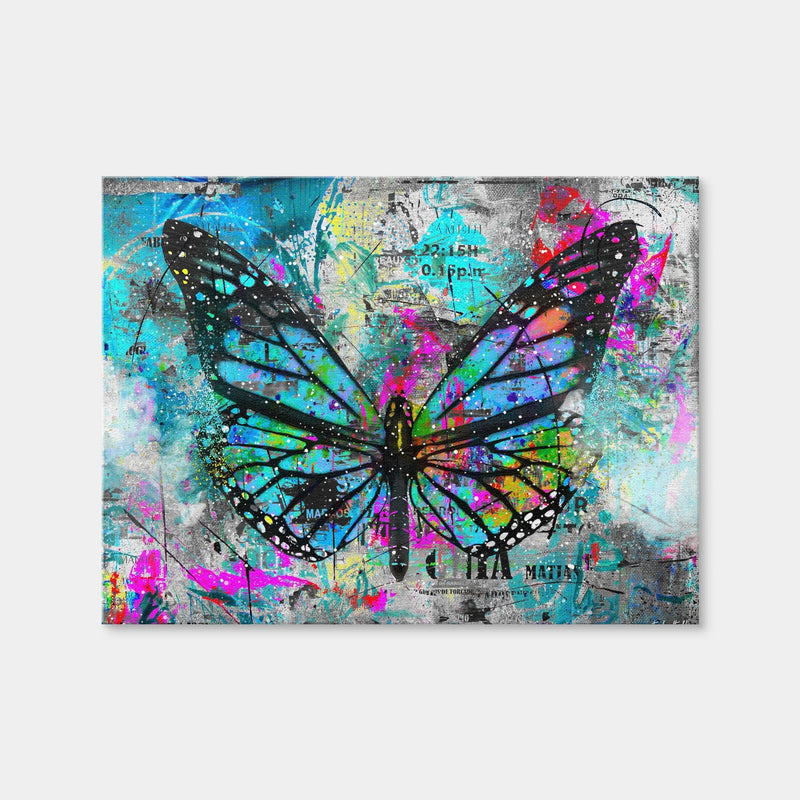 AUTO-MOCKUP WHITE | Butterfly Paint | 1 Piece | Gallery Wrap Canvas | group=4x3
