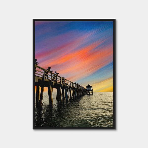 By the Pier 3 Wall Art — Framed Canvas Format preview