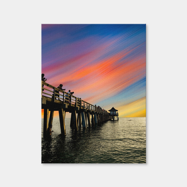 By the Pier 3 Wall Art — Canvas Wrap Format preview