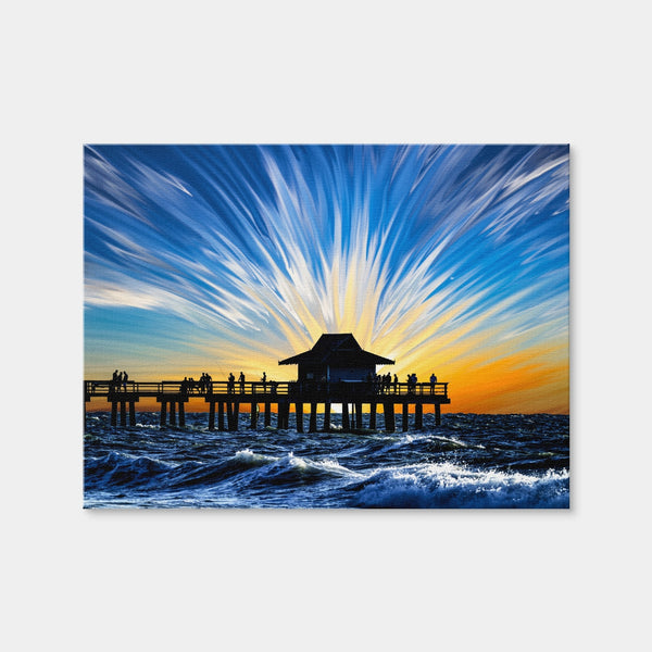 By the Pier 4 Wall Art — Canvas Wrap Format preview