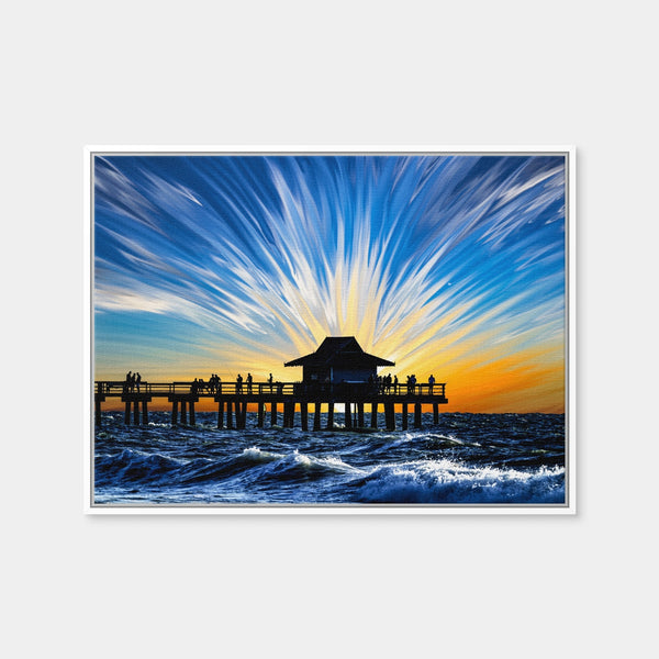 By the Pier 4 Wall Art — Framed Canvas Format preview