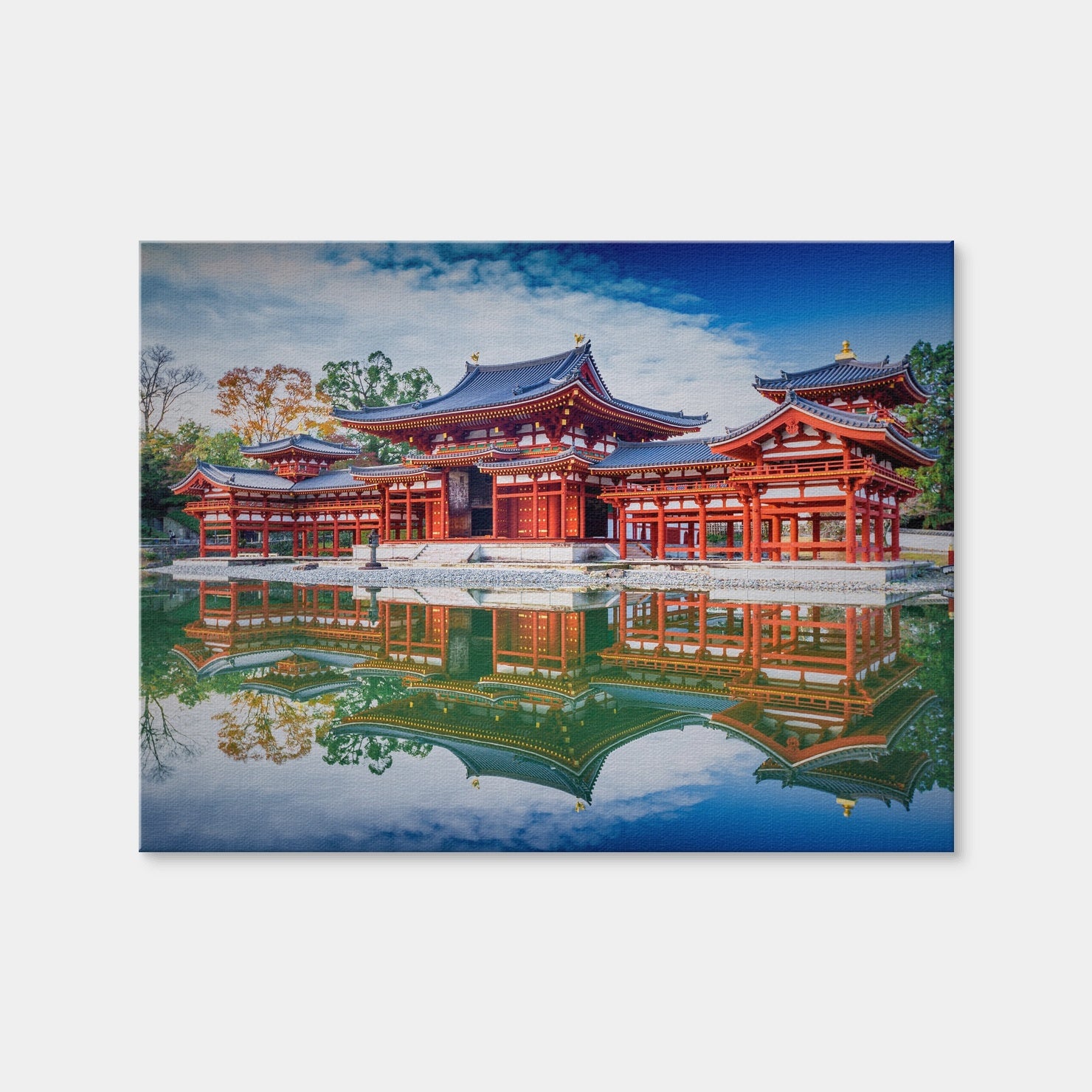 AUTO-MOCKUP WHITE | Byodo-in Temple | 1 Piece | Gallery Wrap Canvas | group=4x3