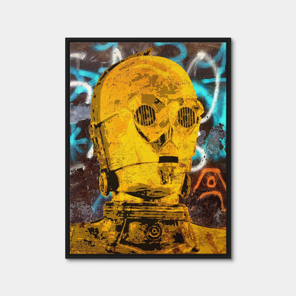 C3po Wall Art — Framed Canvas Format preview