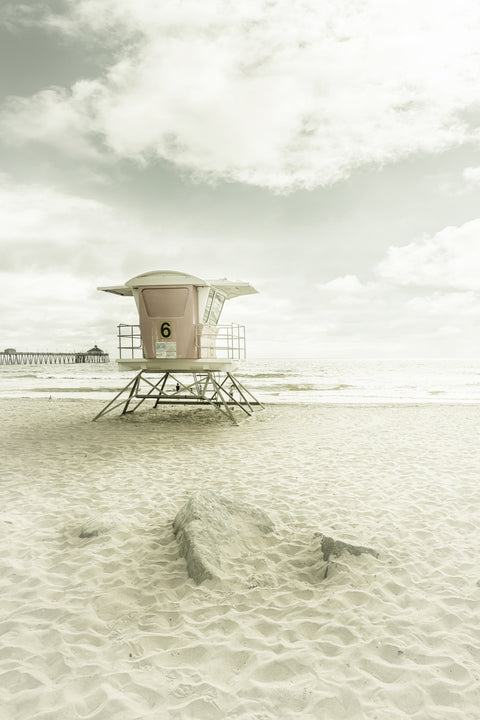 CALIFORNIA Vintage Imperial Beach Wall Art