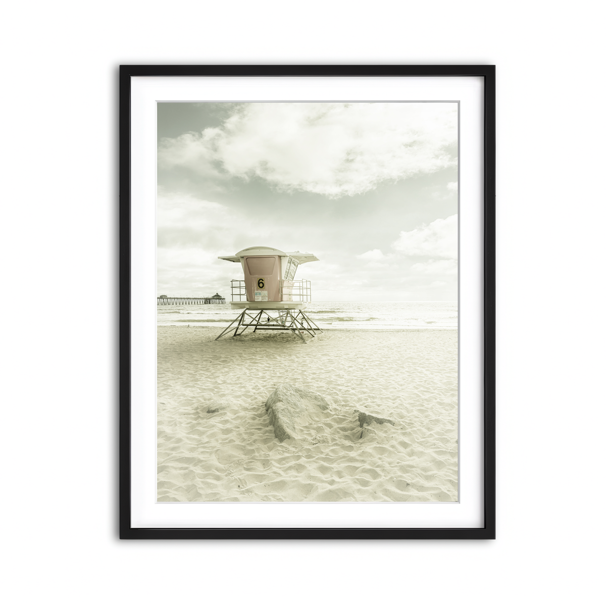 California Vintage Imperial Beach Wall Art