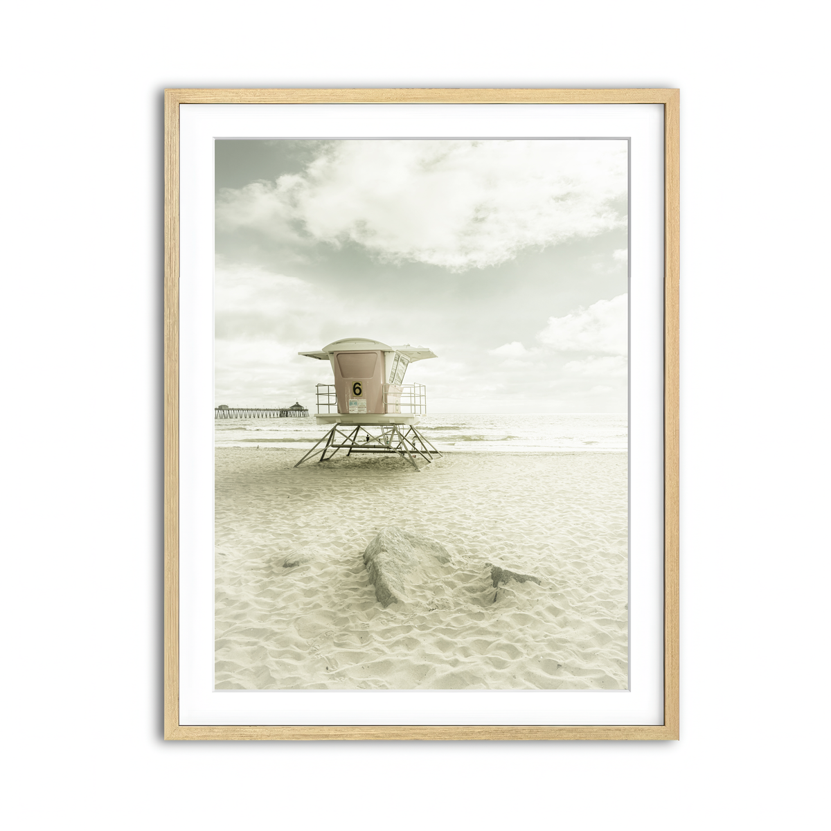 California Vintage Imperial Beach Wall Art