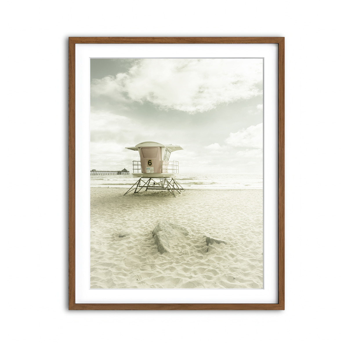 California Vintage Imperial Beach Wall Art