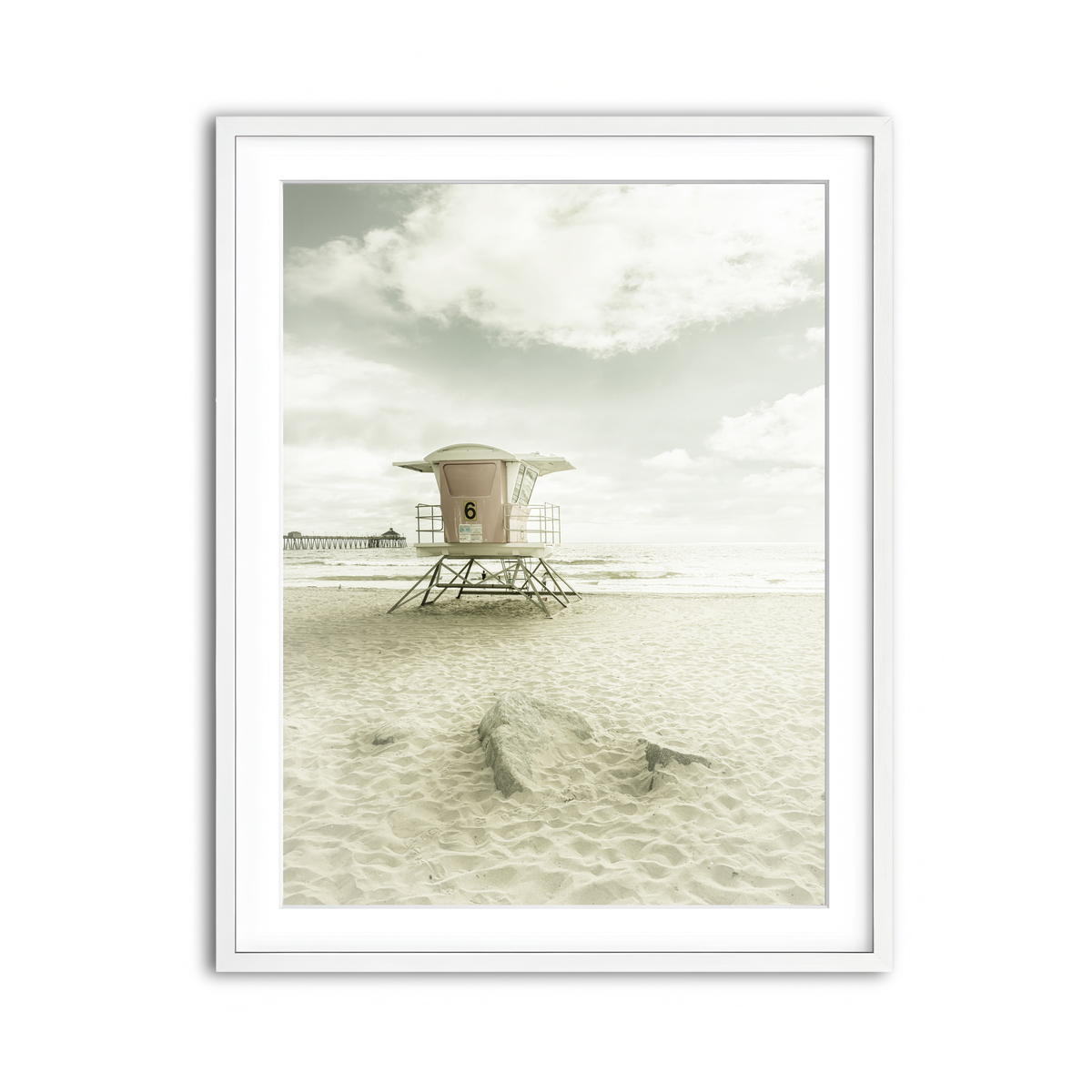 California Vintage Imperial Beach Wall Art
