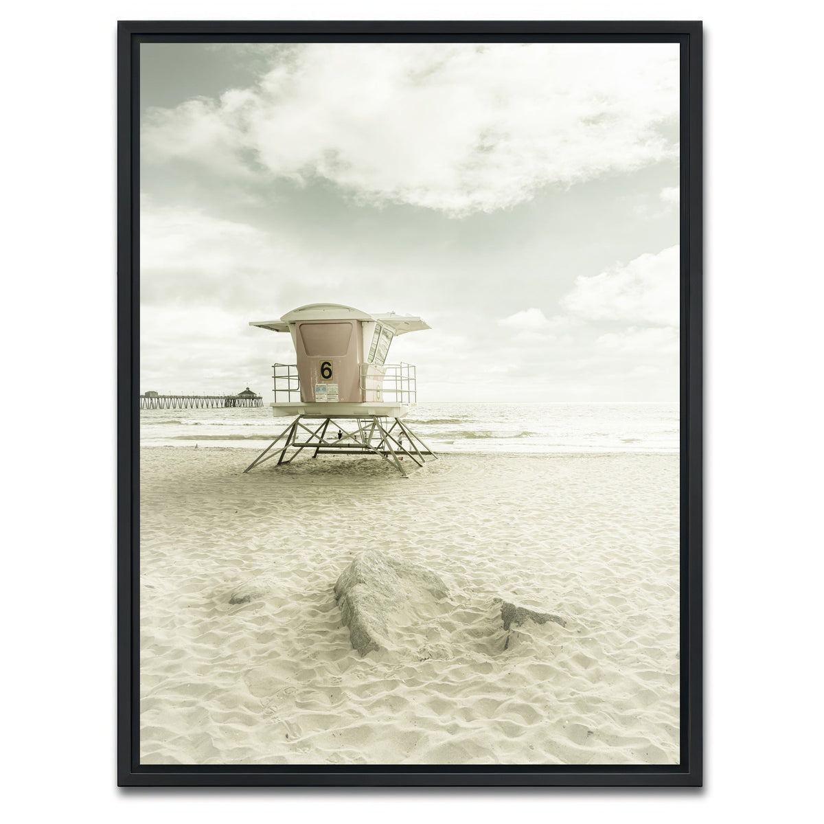 California Vintage Imperial Beach Wall Art