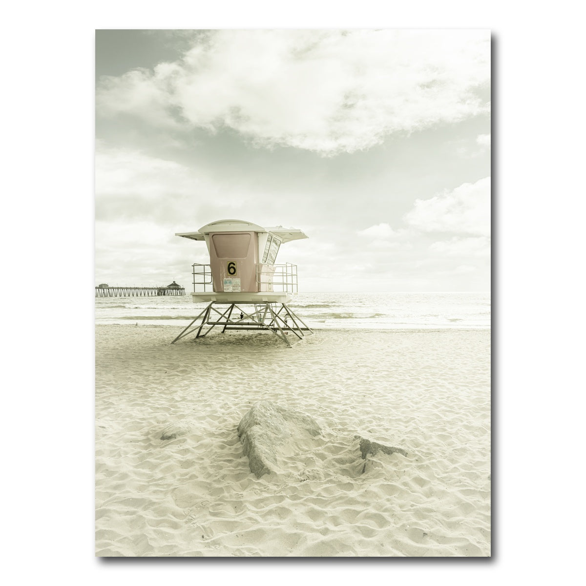 California Vintage Imperial Beach Wall Art