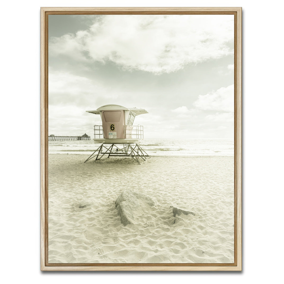 California Vintage Imperial Beach Wall Art