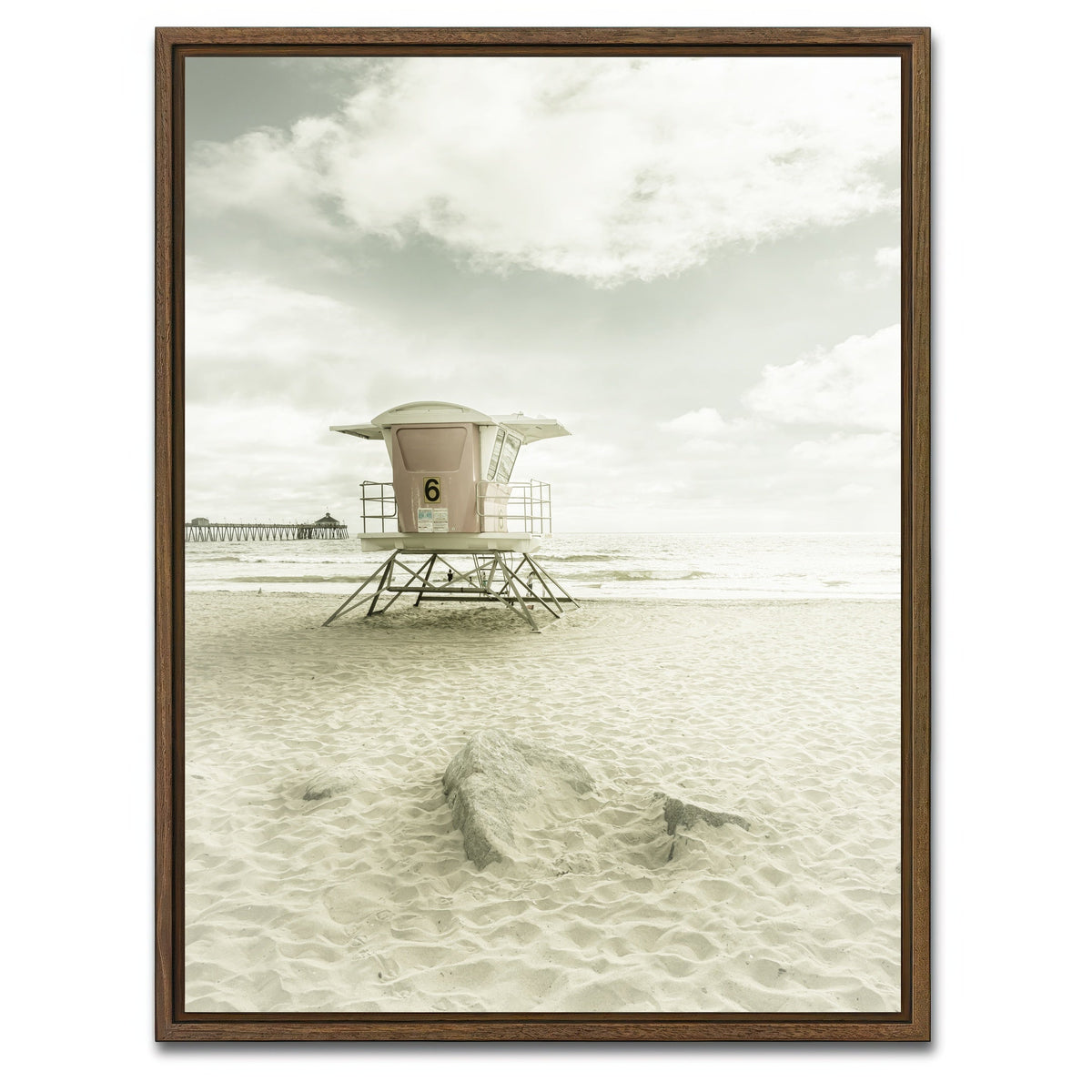California Vintage Imperial Beach Wall Art