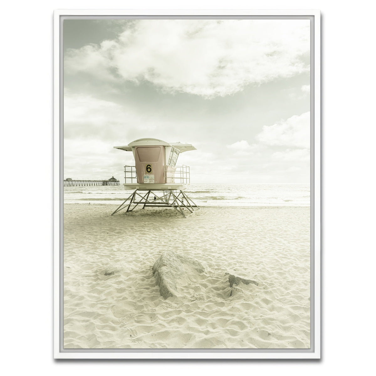 California Vintage Imperial Beach Wall Art