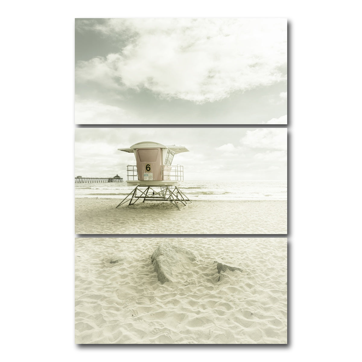 California Vintage Imperial Beach Wall Art