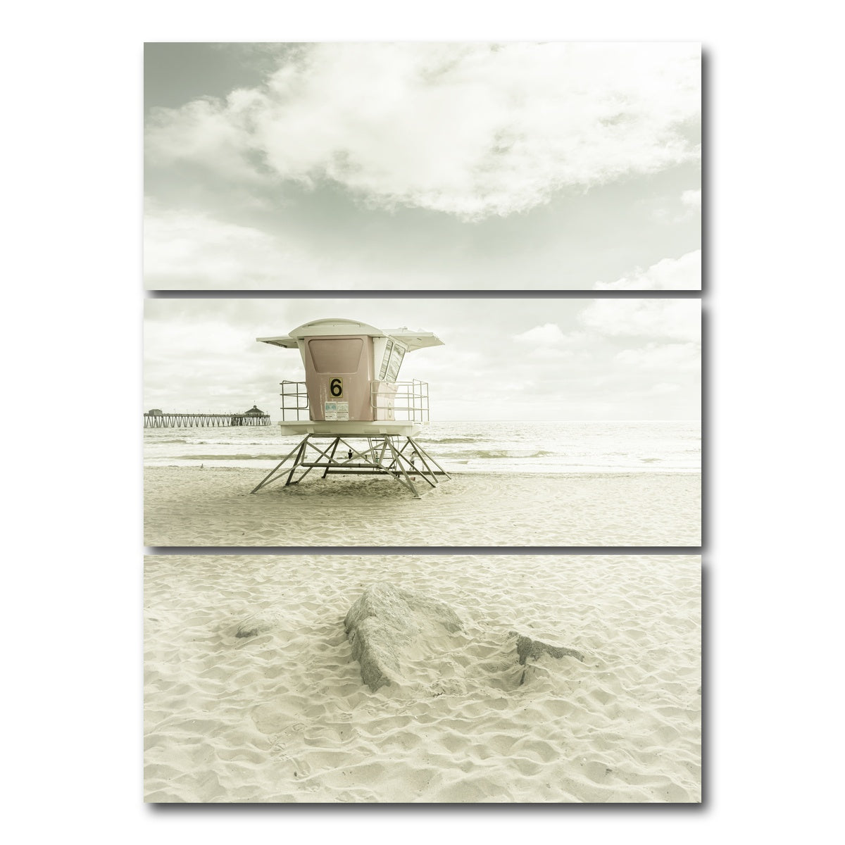 California Vintage Imperial Beach Wall Art