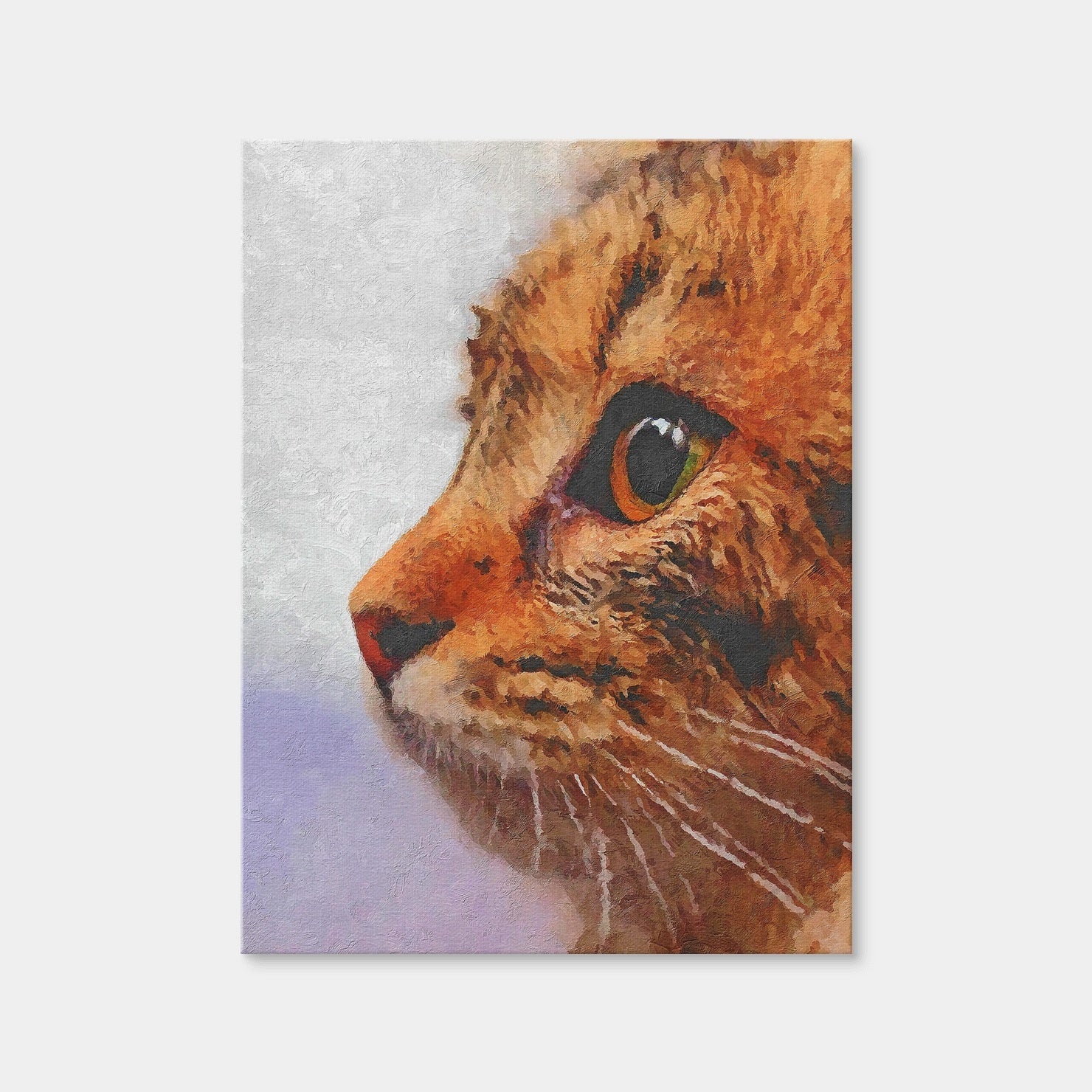 AUTO-MOCKUP WHITE | CAT 3 PAINTING | 1 Piece | Gallery Wrap Canvas | group=3x4