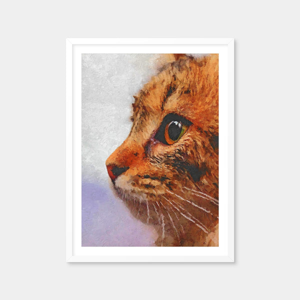 CAT 3 PAINTING Wall Art — Framed Print Format preview