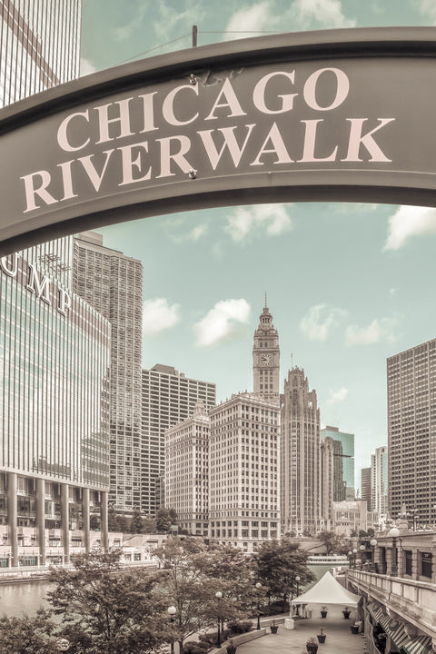 CHICAGO Riverwalk Wall Art